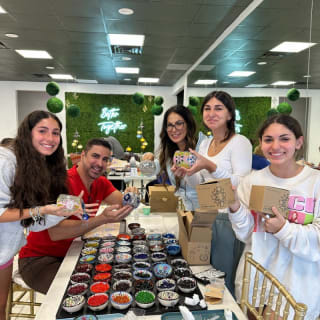 Evento de fabricación de lámparas de mosaico Miami 4
