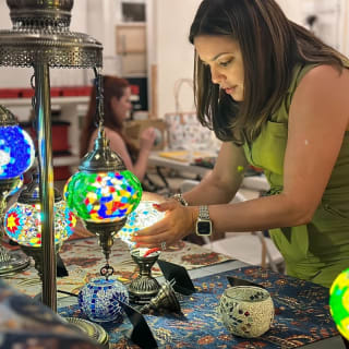 Evento de fabricación de lámparas de mosaico Miami 5