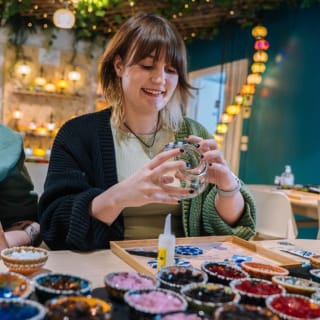 Mosaic Art Classes Des Moines: Turkish Lamp Workshop 1