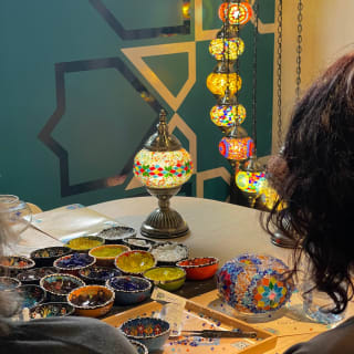 Mosaic Art Classes Des Moines: Turkish Lamp Workshop 4