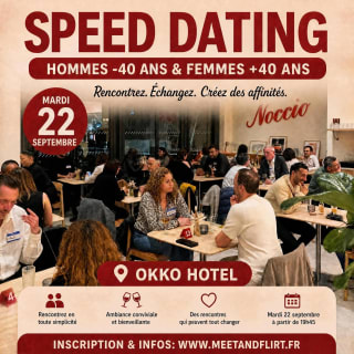 Speed Dating Men -40 years - Women +40 years 1