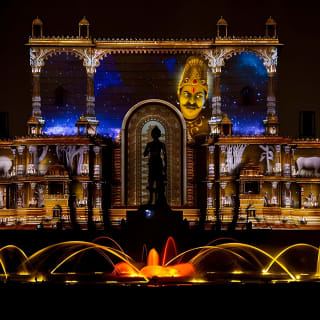 Akshardham: Visita Nocturna al Templo con Espectáculo de Fuente Musical 3