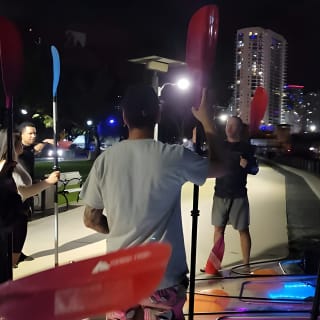 L.E.D. Light Kayak Miami City Lights 7