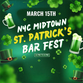Midtown's NYC St. Patrick's Bar Crawl 1