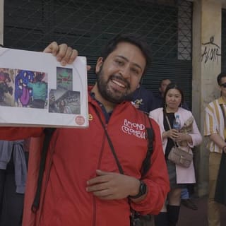 Gemeinsame Führung durch das historische Viertel Candelaria in Bogotá 17