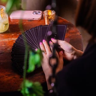 Tarot reading + cocktail + tapa at Jardinet d'Aribau 1