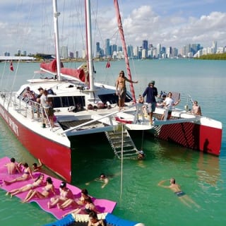 South Beach Sail Splash aboard the Caribbean Spirit 2