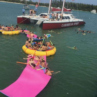 South Beach Sail Splash aboard the Caribbean Spirit 3