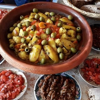 Old local Market visit+Moroccan cooking class with a local family 1