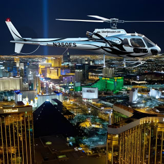 Las Vegas Helicopter Night Strip Flight Tour with Optional Dinner 1