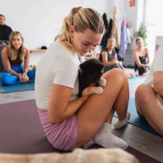 Puppy cuddles, Yoga & Playtime 1