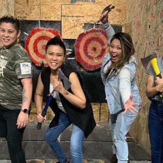 Axe Throwing Las Vegas Fremont Street 8