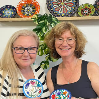 Painting Classes Athens: Ceramic Plates & Bowls 3