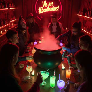 Taller de coctelería de Halloween 1