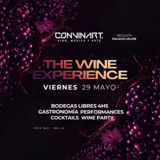 CONVINART: 4 horas de vino libre en un palacio de Recoleta (+21) 1