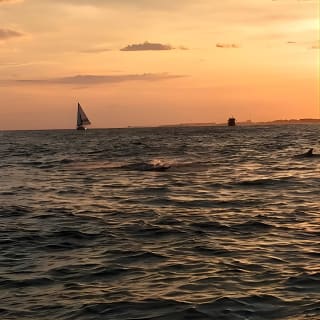 Destin Harbor Firework Show by Boat 5