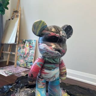 Fluid Bear Art Experience – Create a Drip Paint Teddy in Toronto 2
