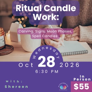 Ritual Candle Work: Carving, Sigils & Moon Phases 1