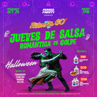 Halloween Ritmos Jueves De Salsa Romantica Colombian Party at Rit 1