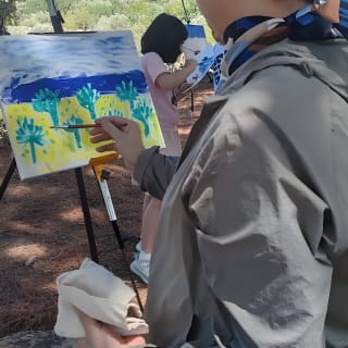 Paint outdoors in Deià by the sea 7