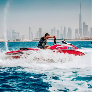 30-Minuten Jet Ski Tour Burj al Arab und Burj Khalifa, Downtown Dubai 12