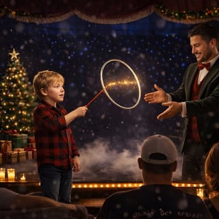 Magic of Christmas Show im Las Vegas Magic Theater auf dem Las Vegas Blvd 3