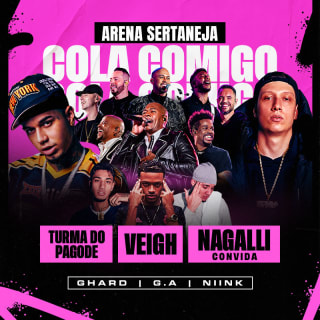 Show Cola Comigo com Veigh, Nagalli, GHard, G.A, Niink e Turma do Pagode 1