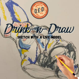Drink & Draw with a Live Model! (Weds) 1