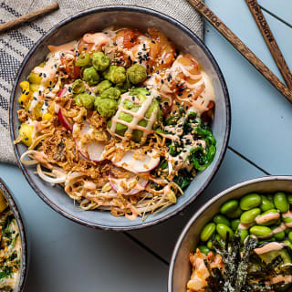 Delicious poke menu for two at Poke Sí 1