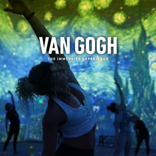 Yoga at Van Gogh: The Immersive Experience 2