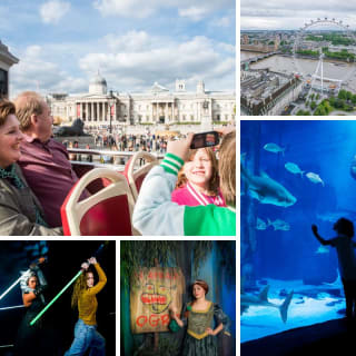 Shrek's Adventure! London + London Eye + Madame Tussauds London + SEA LIFE London Aquarium + Big Bus 1