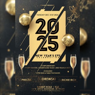 New Year's Eve party in Times Square at Rabbit Hole 1