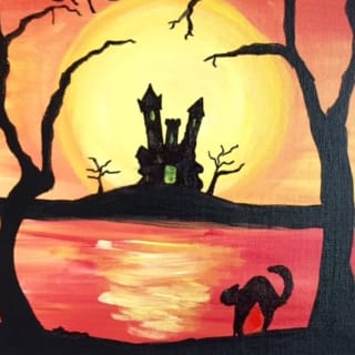 Virtual Halloween Painting Party! 1