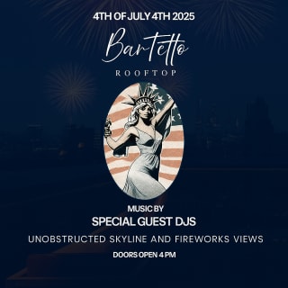 4th of July At Bar Tetto Rooftop - Breathtaking Macy's Fireworks Views 1