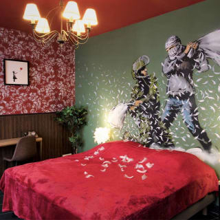 Visite de l'expo "The World of Banksy" et de l'hôtel Walled Off 4