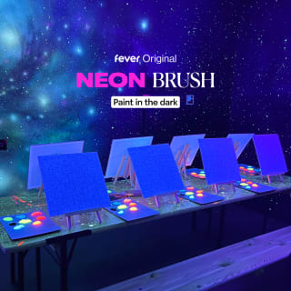 Neon Brush: Sip & Paint Workshop in the Dark 1