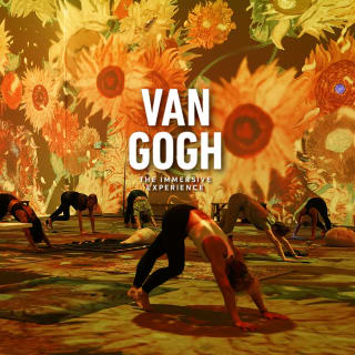 Yoga at Van Gogh: The Immersive Experience 1