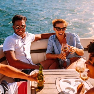 Sunset Dining on a Catamaran 1