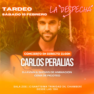 Tardeo con Picoteo at La Despechá - Live Concert with "Carlos Peralias" 1