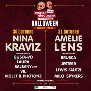 Brunch Electronik Halloween no Pavilhão Carlos Lopes 2