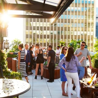 Autumn Rooftop Whiskey and Cigar Tasting 1