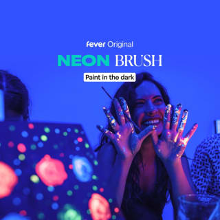 Neon Brush: Paint & Sip Workshop in the Dark 1