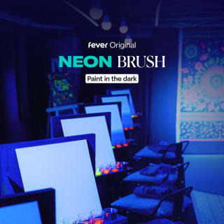 Neon Brush: Paint & Sip Workshop in the Dark 4