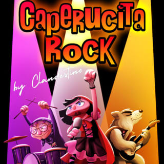 Caperucita Rock y Los Puppets en Clandestino Café Teatro 1