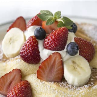 Japanese Soufflé Pancakes & Mimosas: Meal for 2 at Flipper's 5