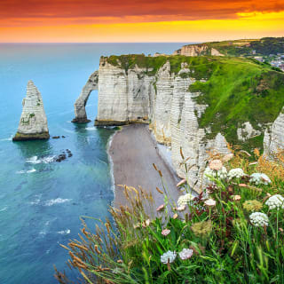 Voyage à Étretat : Plage & Falaises 2