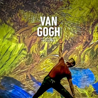 Yoga at Van Gogh: The Immersive Experience 2