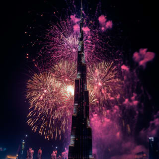 New Year's Eve with Views of Burj Khalifa 1