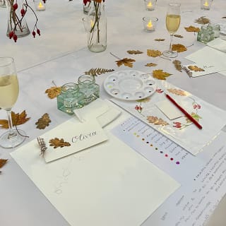 Paint & sip autumnal watercolour workshop at Fulham Palace 2