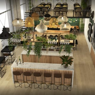 Déjeuner au restaurant Marta 2